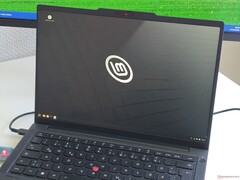 Le Lenovo ThinkPad T14 Gen 7, sous Linux Mint.