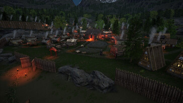Image montrant un village dans Land of the Vikings.