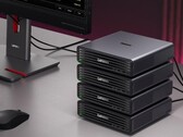 Il est possible de regrouper jusqu'à quatre mini-PC Lenovo ThinkCentre X Ultra pour former un puissant serveur d'IA.