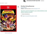 Nintendo est de retour sur Amazon avec des jeux et des accessoires, y compris des exclusivités Switch 2. En photo - l'une des listes de jeux. (Source de l'image : Capture d'écran - Amazon)