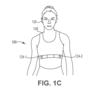 Dessin du brevet américain d'une nouvelle ceinture thoracique Garmin.