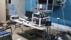 Les autorités espagnoles ont fermé une ferme d'extraction de crypto-monnaies à Santiponce, à Séville (image via El Chapuzas Informatico)