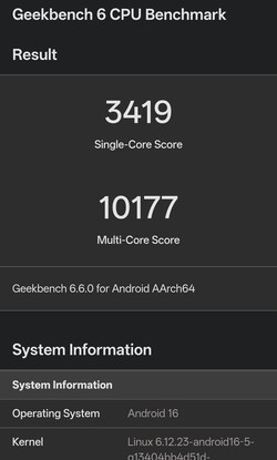 Valeurs inférieures après une charge soutenue
