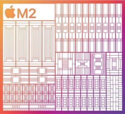 Vue schématique du M2 (photo : Apple)