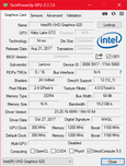 ThinkPad E480 - GPU-Z : Intel UHD Graphics 620.