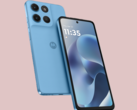 Le Moto G17 Power en coloris Pantone Alaskan Blue (Image source : Motorola)