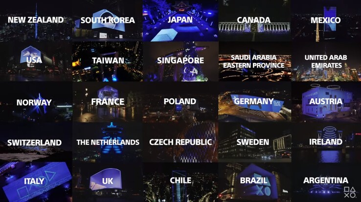 PS5 dans le monde entier. (Source de l'image : PlayStation blog)
