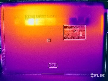 Test de résistance aux températures de surface (en bas)