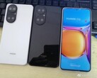 Il semble que le Huawei P50 aura quatre caméras à l'arrière, au lieu de deux grands objectifs. (Image source : Weibo)