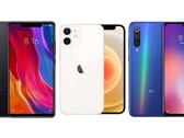 Alors que l'iPhone 12 Mini est "mini", les Xiaomi Mi 8 SE et 9 SE sont plus "de poche". (Source de l'image : Xiaomi/Apple - édité)