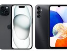 Le Samsung Galaxy A14 a été le smartphone Android le plus populaire en 2023. (Image : Apple / Samsung)