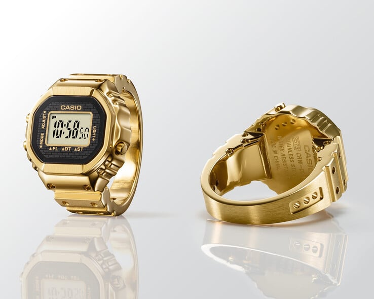La montre Casio Gold Ring. (Source de l'image : Casio)