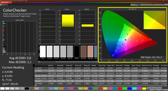 Calman Colorchecker calibré