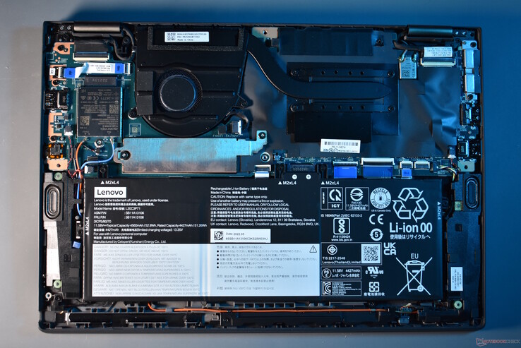 Lenovo ThinkPad X13 Yoga Gen 3 : caractéristiques internes