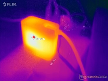 L'adaptateur secteur peut atteindre 39 °C en cas de jeu pendant plus d'une heure