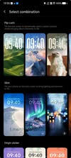 Cartes à retourner et effet Glint dans OriginOS 7