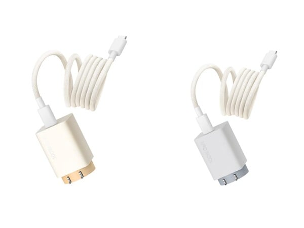 Le chargeur 100W Compact SuperVOOC GaN d'Oppo a été rebaptisé pour OnePlus. (Source de l'image : Oppo et OnePlus)