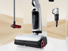 L&#039;aspirateur intelligent Roborock A10 Ultra peut laver et sécher automatiquement sa tête de balai. (Source de l&#039;image : Roborock)