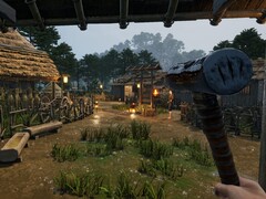 Une image montrant un village dans Sengoku Dynasty, actuellement à -52% sur Steam.