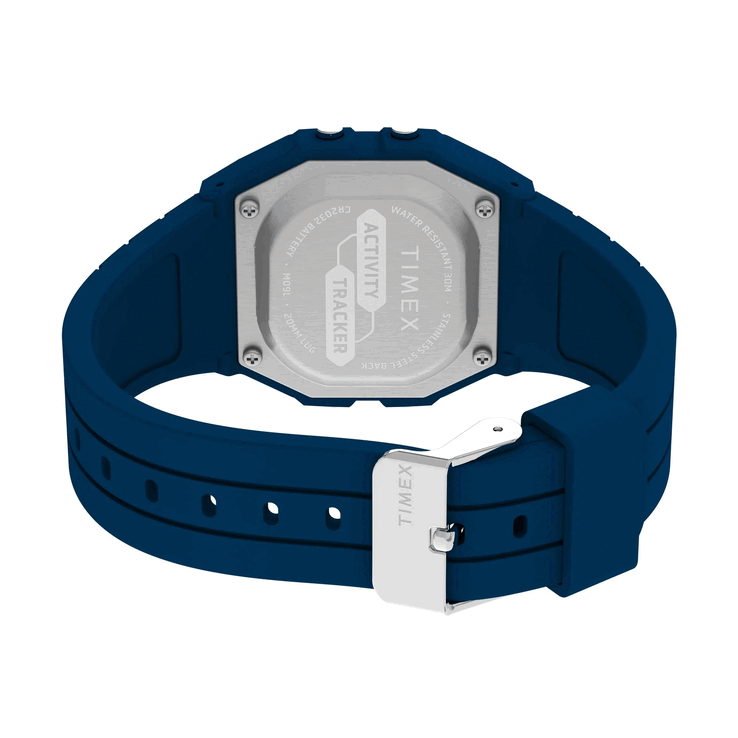 La montre Timex TW5M55700JQ est livrée avec un bracelet en silicone