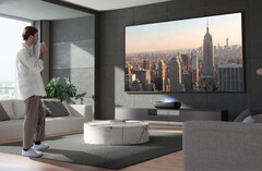 Le Trichroma L9G de Hisense est disponible avec un écran allant jusqu'à 120 pouces. (Image source : Hisense)