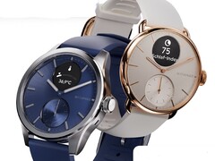 La ScanWatch 2 de Withings dans les nouvelles couleurs bleu et argent. (Source de l&#039;image : Withings)