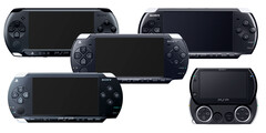 Sony a sorti cinq modèles différents de la PSP la plus vendue entre 2004 et 2011. (Source de l&#039;image : PlayStation)