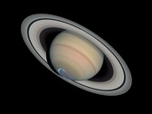 Image montrant Saturne avec des aurores. (Source de l'image : WikiImages - Pixabay)