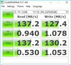 Omen X 17 - CrystalDiskMark 5.2 (HDD).