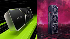 AMD promet d&#039;offrir un meilleur rapport prix/performance que NVIDIA avec la série Radeon RX 7900. (Image source : AMD &amp;amp; NVIDIA - édité)