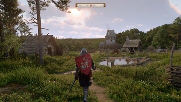 Sur la photo : une capture d'écran du jeu « Kingdom Come: Deliverance II ».