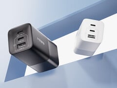 Le chargeur GaN à trois ports de 100 W coûte environ 32 dollars en Chine. Sur la photo : les deux options de couleur de l&#039;adaptateur d&#039;alimentation. (Source de l&#039;image : Lenovo)