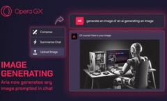 Opera GX a amélioré la génération d'images (Image Source : Opera News)