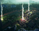 Dans Roman Triumph, les dieux peuvent apporter des malédictions telles que des tempêtes ou des maladies. Ci-contre, une capture d'écran du jeu. (Source de l'image : Steam)
