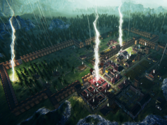 Dans Roman Triumph, les dieux peuvent apporter des malédictions telles que des tempêtes ou des maladies. Ci-contre, une capture d'écran du jeu. (Source de l'image : Steam)