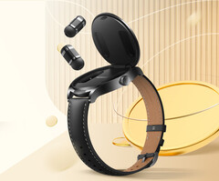 La Watch Buds n&#039;a été commercialisée en dehors de la Chine que dans une seule couleur. (Image source : Huawei)
