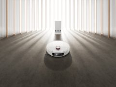 Le robot aspirateur X10+ de Xiaomi est livré avec une station de base autovidante. (Image source : Xiaomi)