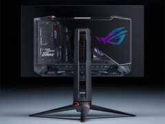 Le dernier moniteur de jeu 27 pouces d'Asus adopte un design semi-transparent qui attire l'attention. (Source de l'image : Asus)