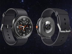La Galaxy Watch8 Classic combine les designs de la Galaxy Watch6 Classic et de la Galaxy Watch Ultra en un seul appareil. (Source de l'image : OnLeaks & SammyGuru)