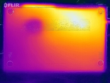 Essai de résistance aux températures de surface (face inférieure)