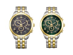 Citizen élargit sa gamme Eco-Drive avec deux nouveaux chronographes bicolores