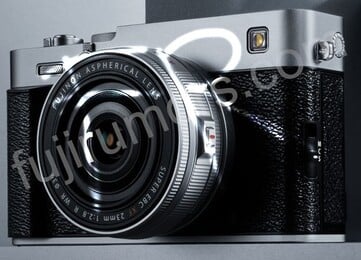 Fujifilm X-E5 en argent. (Source de l'image : Fuji Rumors)