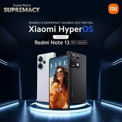 La série Redmi Note 13 a commencé à fonctionner sous MIUI 14. (Image source : Xiaomi)