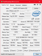 Lenovo ThinkPad X1 Yoga - GPU-Z.