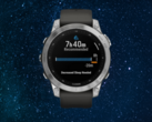 La nouvelle mise à jour bêta de la Fenix 7 a permis de résoudre un problème avec le coach de sommeil de Garmin (photo). (Source : Gamin)