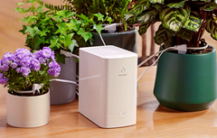 Le GrowCube peut déterminer intelligemment quand arroser votre plante et quelle quantité d&#039;eau lui donner. (Image source : Elecrow via Kickstarter)