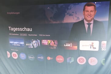 Écran de projection extérieur (lumière du jour) (Source d'image : Daniel Schmidt)