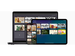 Une photo de héros promotionnelle pour le navigateur Safari de Apple, le présentant sur trois plates-formes différentes. (Source de l&#039;image : Apple)