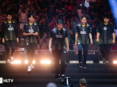 L'équipe MongolZ (photo) lors de la cérémonie d'ouverture du Blast Major à Austin. (Source de l'image : HLTV)