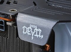 Gros plan sur la PowerColor Radeon RX 6800 XT Red Devil (Source : PowerColor)